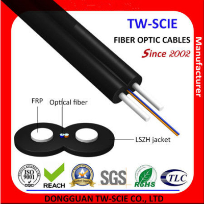 1-rdzeniowy jednomodowy kabel FTTH Drop 8,2 kg / km Waga kabla Dobra wydajność G652D