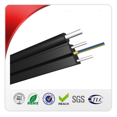 2-rdzeniowy zewnętrzny kod HS 8544700000 Z drutem stalowym Wzmocniony kabel wewnętrzny FTTH