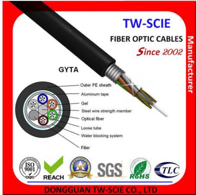 GYTA Loose Tube Multi Strand antenowy / kanałowy kabel światłowodowy z opancerzonym typem stali