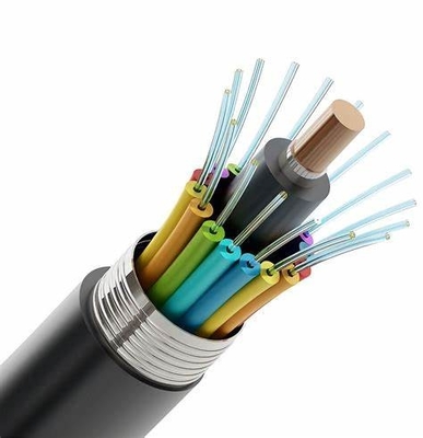 5mm/7mm/9mm/12mm/15mm PVC Jacket Direct Burial Kabel światłowodowy do szybkiego przesyłania danych
