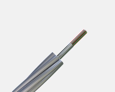 Wytrzymałość drutu stalowego OPGW Izolowana centralna rura Kabel światłowodowy dla sieci FTTH FTTB FTTX