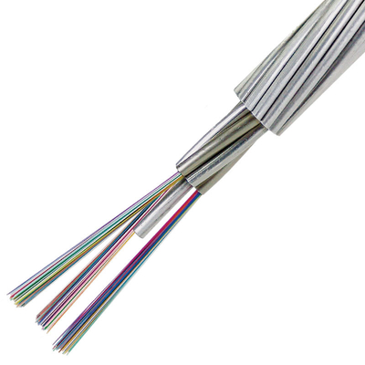 16 rdzenia centralnej rury PE płaszcz FTTH Kabel światłowodowy z włóknem stalowym