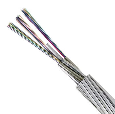 Dostosowany centralny przewód OPGW Kabel światłowodowy z płaszczem PE dla sieci FTTH FTTB FTTX