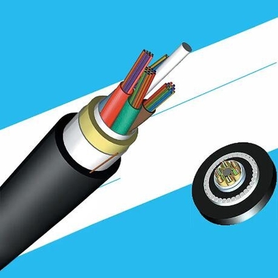 Kabel światłowodowy typu SM jednowarunkowy dla powietrza zewnętrznego 12 24 rdzenia ADSS Kabel światłowodowy typu SM niemetaliczny