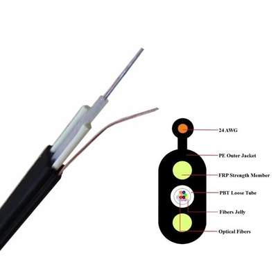 Flat Toneable Unit Tube Mini Locatable Electric Hybrid Flat Fiber Optical Cable
