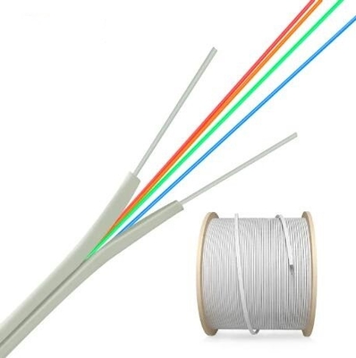 Elastyczny 2 6 rdzenia G657 A1 G 657a1 Samopodtrzymujący się FTTH Fiber Optic Drop Cable