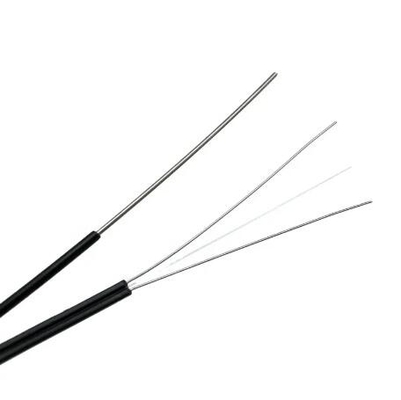 Zewnętrzny 1 rdzenia 2 rdzenia 4 rdzenia Wire Drop Fiber Optic Kabel dla FTTH