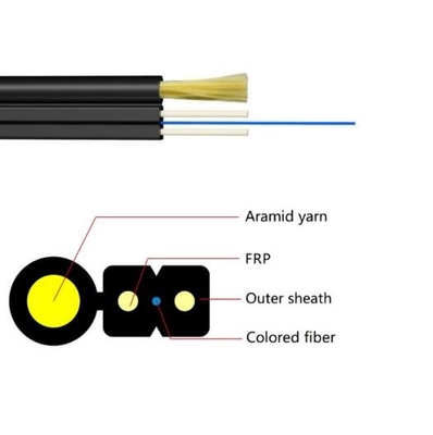 FTTH Drop Cable 1 CORE G657A2 G657A1 Kabel światłowodowy