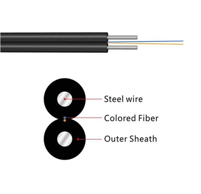 FTTH Drop Cable 1 CORE G657A2 G657A1 Kabel światłowodowy