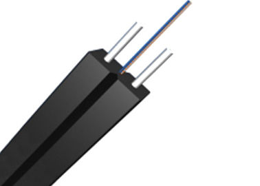 1-24 rdzeń SM G657A1 opancerzony kabel światłowodowy Sieć FTTH LSZH Czarna kurtka do wnętrz