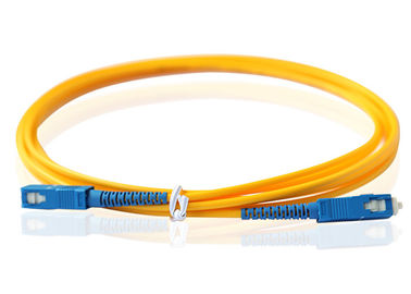 SC UPC Fiber Patch Cord, kable światłowodowe SM 3.0mm PVC Jacket OEM