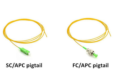 Polski kabel światłowodowy UPC / APC Pigtail Stabilność wysokiej temperatury