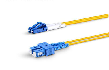 Kabel krosowy SC-LC, kable krosowe światłowodowe o średnicy 2,00 mm z materiału PVC o wysokiej koncentryczności