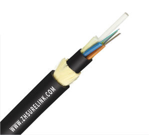 Niemetalowy 12-rdzeniowy kabel światłowodowy ADSS Antena samonośna do telekomunikacji energetycznej