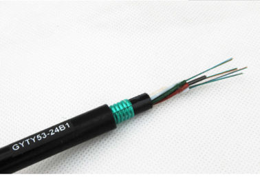 6-rdzeniowy zewnętrzny kabel światłowodowy jednomodowy do bezpośredniego zakopania z zewnętrzną osłoną PE