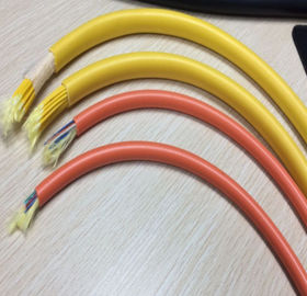 Chiny Niestandardowy 6-rdzeniowy kabel światłowodowy OEM, kabel światłowodowy Breakout o wysokiej trwałości