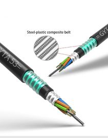 6-rdzeniowy zewnętrzny kabel światłowodowy jednomodowy do bezpośredniego zakopania z zewnętrzną osłoną PE