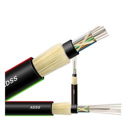 144 rdzeń ADSS Wszystkie dielektryczne samonośne rozpiętość zewnętrzna 150m antenowy kabel światłowodowy