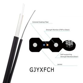 Lekka wodoodporna kurtka LSZH / PVC FTTH Network Indoor Drop Cable