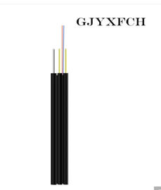 1 2 4 rdzeń GJYXFCH FTTH Drop Cable Miękki wewnętrzny kabel światłowodowy 245um