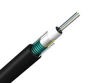 Corning zbrojony kabel światłowodowy Czarna osłona zewnętrzna GYXTW fabryczna telekomunikacja mocy