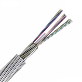 Wielomodowy kabel typu PBT OPGW Kabel światłowodowy o dużej średnicy i pojemności światłowodu 162,0 kN / mm2 Moduł sprężystości