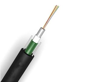 Corning zbrojony kabel światłowodowy Czarna osłona zewnętrzna GYXTW fabryczna telekomunikacja mocy