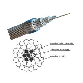 rura aluminiowa System zasilania OPGW / OPPC / OPLC 96-rdzeniowy hybrydowy kabel światłowodowy dostosuj konstrukcję