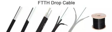 FTTH GJYXFH kabel światłowodowy w kształcie motyla Simplex Bow Type G657A1 Drop Wire Fiber Optic 2 Core
