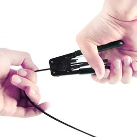 PVC lub LSZH Jacket Messenger Wire Ftth Drop Cable Fiber Optic