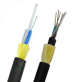 Czarny 96-rdzeniowy kabel światłowodowy ADSS Breakout Podwójna zewnętrzna osłona do telekomunikacji energetycznej