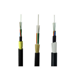 Czarny 96-rdzeniowy kabel światłowodowy ADSS Breakout Podwójna zewnętrzna osłona do telekomunikacji energetycznej