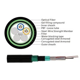 Opancerzony kabel światłowodowy GYTA53 Underground Anti Rodent Direct Burial Direct Burial