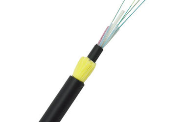 Samonośny 24-rdzeniowy kabel światłowodowy ADSS z czarną zewnętrzną powłoką PE