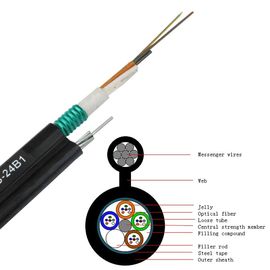 36-żyłowy samonośny opancerzony kabel sieciowy Kabel światłowodowy GYTC8Sfiber do kabla zewnętrznego