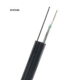 GYXTC8S HDPE czarna osłona zewnętrzna Zewnętrzny kabel światłowodowy Uni-tube Rysunek 8 Kształt Single Wire Messenger