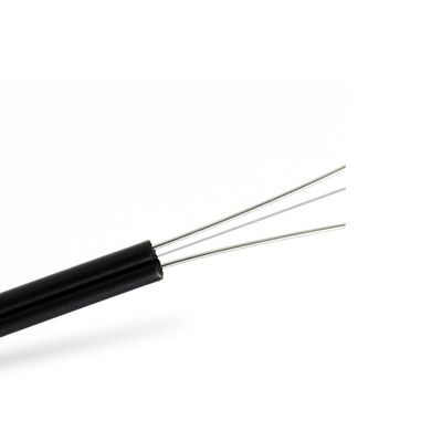Wewnętrzny kabel światłowodowy 1 rdzeń G657A1 Kabel światłowodowy FRP LSZH Kabel upuszczający FTTH