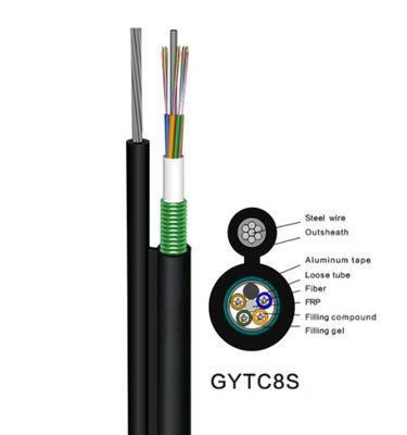 36-żyłowy samonośny opancerzony kabel sieciowy Kabel światłowodowy GYTC8Sfiber do kabla zewnętrznego
