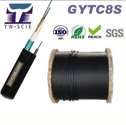 OEM 8 12 24 Rdzeń FIG8 Samonośna antena Rysunek 8 Kabel światłowodowy (GYTC8S)