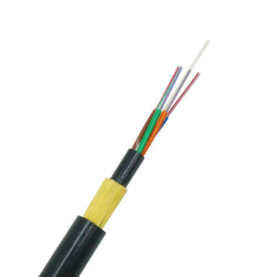 OEM 6-rdzeniowy podwójny płaszcz Luźna rurka Podtrzymujący kabel antenowy Niemetalowy kabel światłowodowy ADSS Długa żywotność