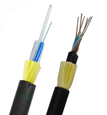 G652D antena całkowicie dielektryczny kabel światłowodowy ADSS FRP czarna osłona HDPE