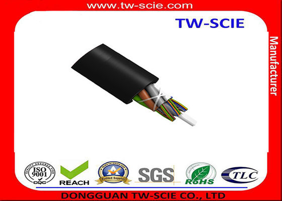 Kabel światłowodowy GYFTY Zewnętrzny kabel światłowodowy Zewnętrzna osłona HDPE do transmisji komunikacyjnej