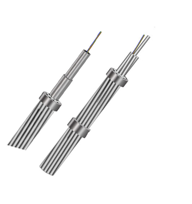 2-42 rdzeniowy wstępnie uformowany kabel światłowodowy OPGW do komunikacji