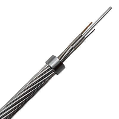 36-rdzeniowy kabel światłowodowy Samonośny kabel komunikacyjny OPGW do wymiany przewodu uziemiającego
